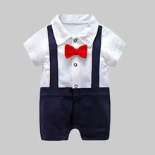 Одежда для новорожденных, летние комбинезоны для джентльменов 0-12 месяцев, хлопчатобумажный Детский комбинезон для маленьких мальчиков, одежда для тела, тонкие костюмы унисекс для новорожденных