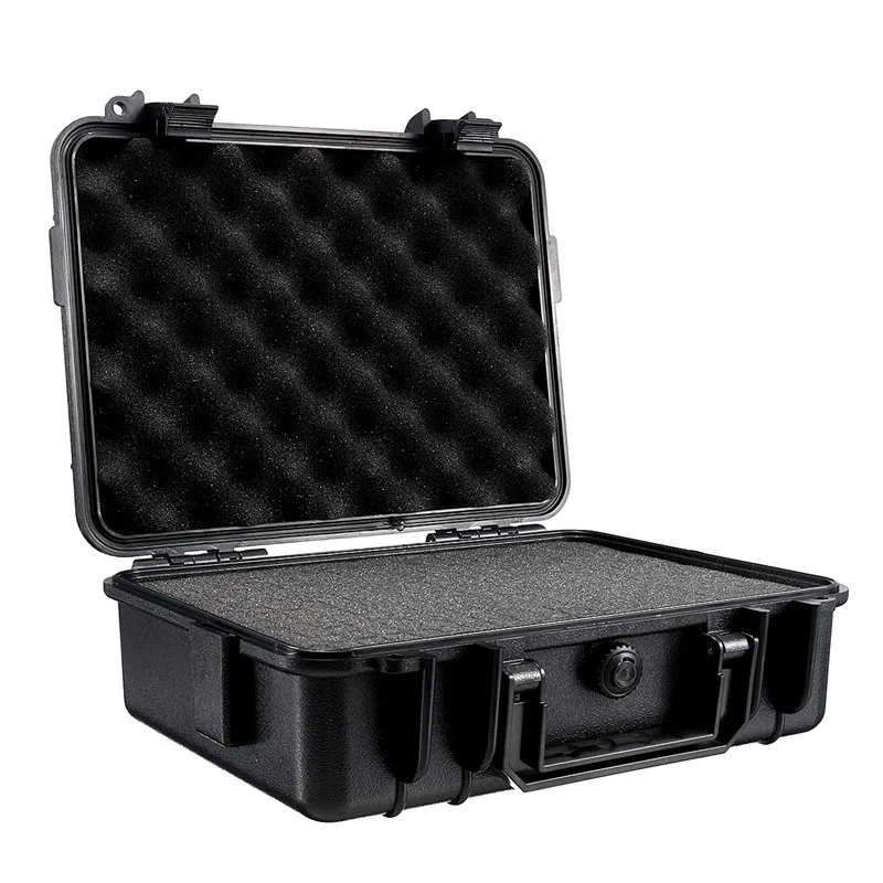 275*210*90 мм Оборудование Инструмент водонепроницаемый безопасности Toolbox ABS пластик портативный ящик для инструментов Открытый ударопрочный с пеной