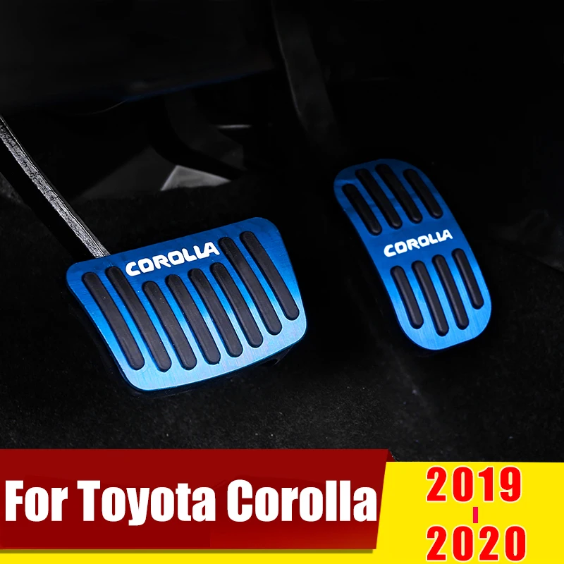 

Accelerator car footrest pedal plate clutch accelerator brake pedal For Toyota Corolla 12TH 2019 2020 Accessories