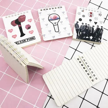 

New Kpop EXO TWICE BLACKPINK GOT7 Notebook Pocketbook Note Pads School Supplies