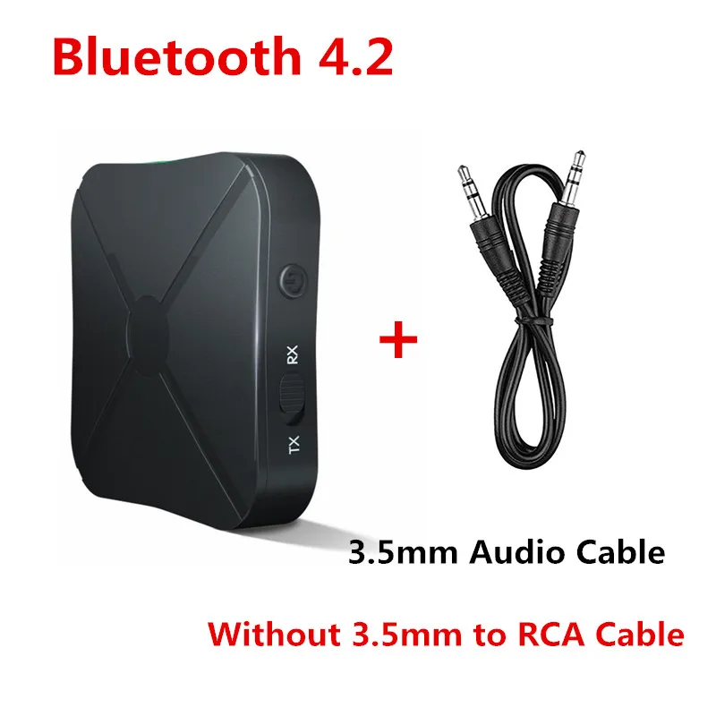 Bluetooth 5,0 4,2 аудио приемник передатчик RCA 3,5 мм 3,5 AUX Jack USB Dongle стерео Беспроводные адаптеры для ПК автомобиля тв наушники - Цвет: Color1 Bluetooth 4.2