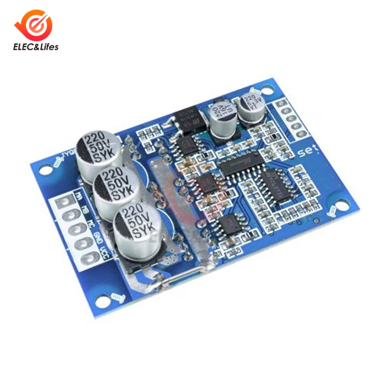 DC 12 V-36 V 500W PWM DC бесщеточный контроллер двигателя без Холла балансировка двигателя автомобильный сбалансированный BLDC автомобильный драйвер плата управления