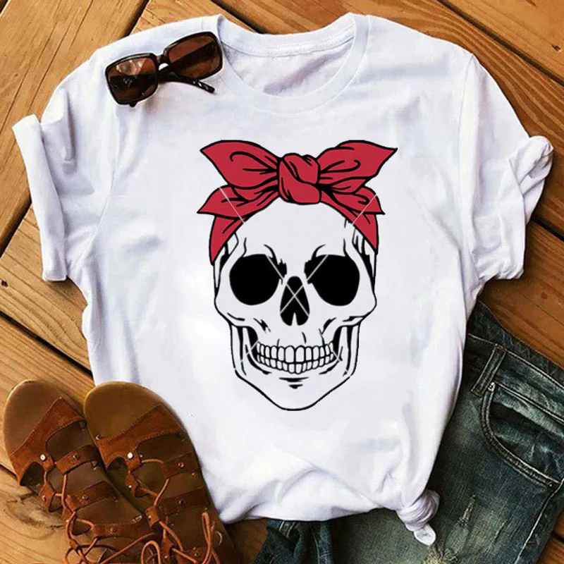 Summer Cool Leopard Red Lips Graphic Printed Black T-shirt Women Fashion Short Sleeve Tshirts Female Harajuku Casual Tops Tee cute summer crop tops Tees