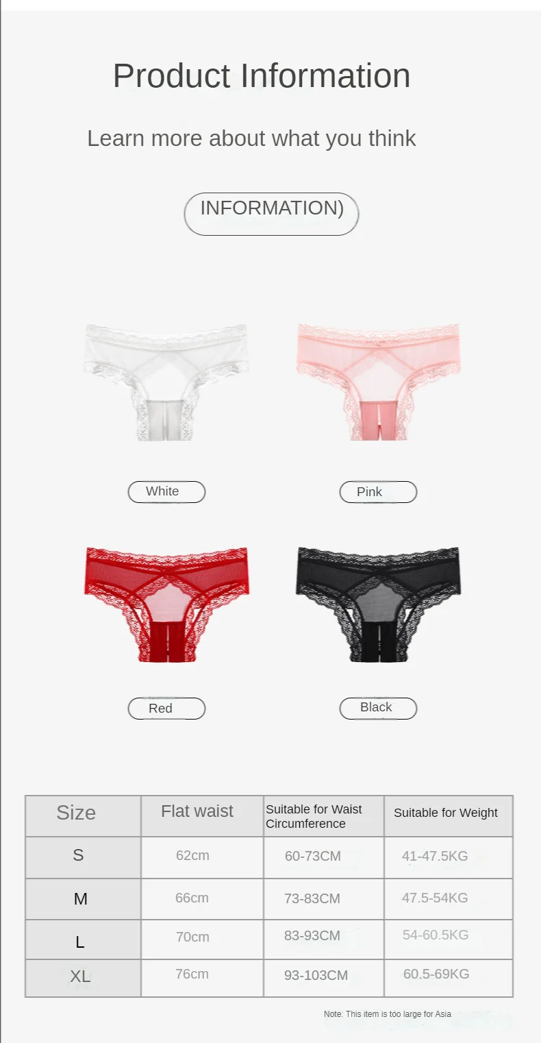 Open Crotch Underwear for Female Boxers Comfortable Briefs Transparent Gauze Fun Sexy Woman Underpants No Pants Off Sex Underwea