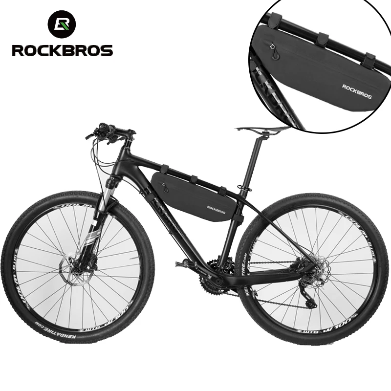Велосипед, ROCKBROS Рама Сумка 3L водонепроницаемый Топ труба передняя рама сумка MTB дорожный велосипед треугольник Паньер Открытый велосипед Путешествия EDC