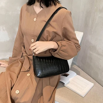 

Women Retro Bags Ladies Portable Handbag Fashion Wild PU Leather Shoulder Bag Crossbody Bag Women Holiday Office Lady Bag