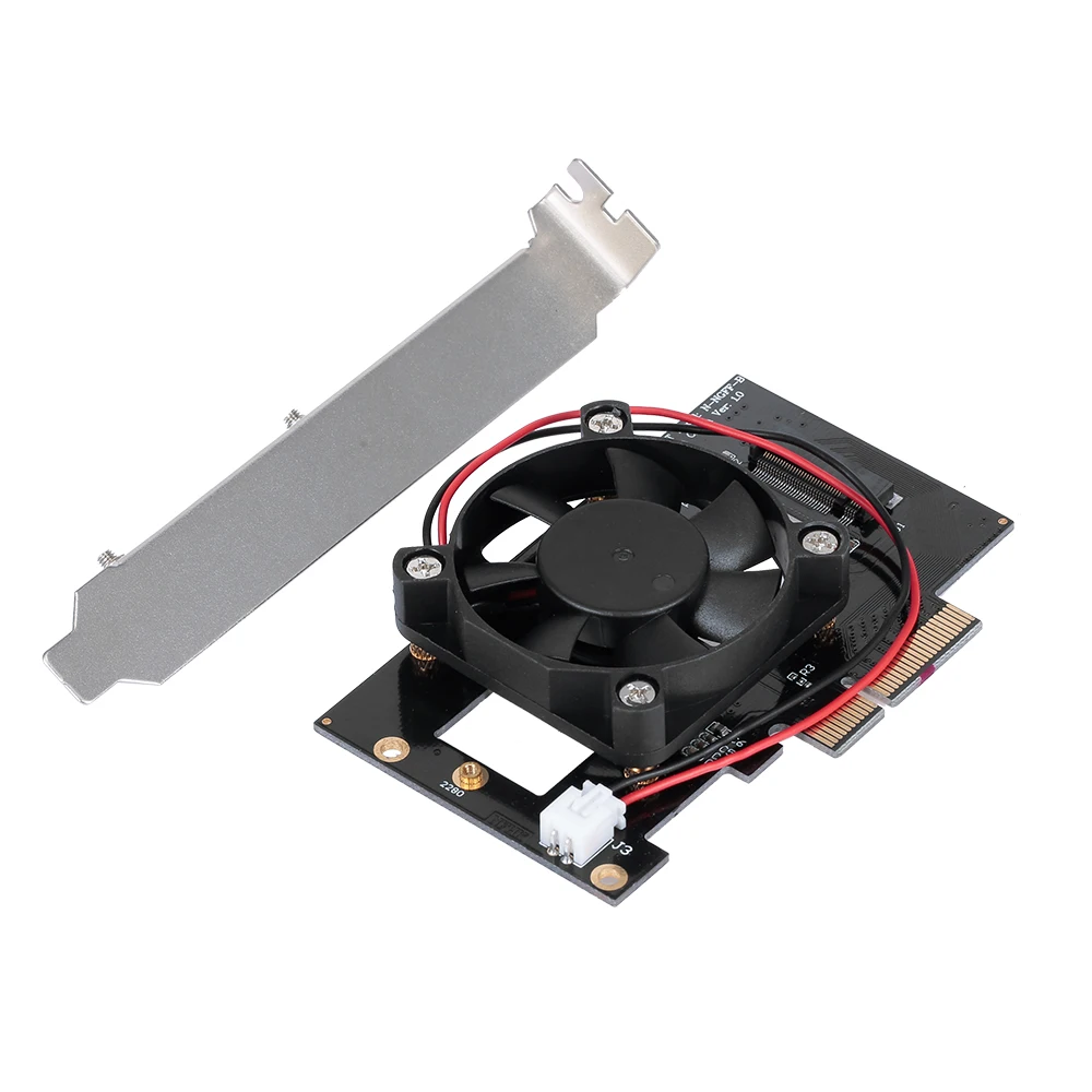 M.2 NVME NGFF к PCI-E X4 адаптер для расширения карты конвертер карта с вентилятором для настольного ПК