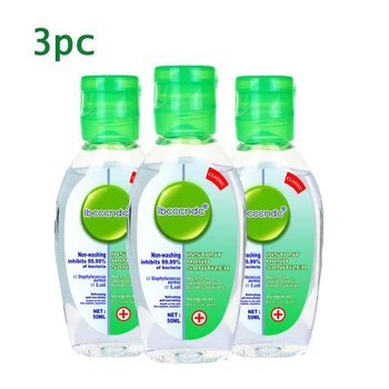 

3PCS Portable Hand Sanitizer 75% Alcohol Disinfection Antibacterial Quick-Dry Anti Bacterial Hand Gel Hand Disinfection Gel