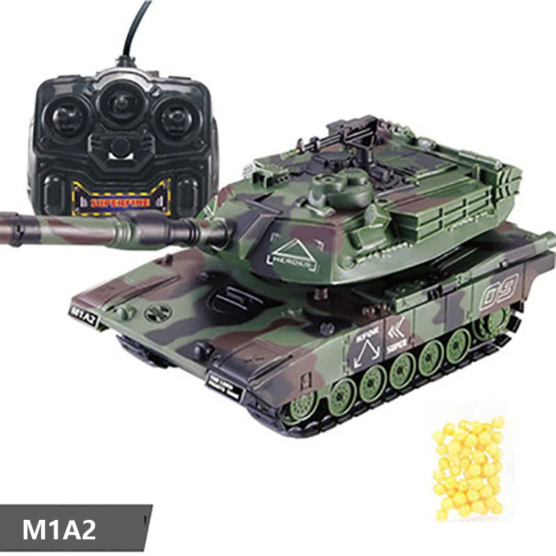 M1A1 проводной пульт дистанционного управления с Управление бак с пышной юбкой для мамы и дочери ребенок может Старт детская внедорожный игрушка гусеничный рисунком «машинки», подарок - Цвет: M1A2 Green