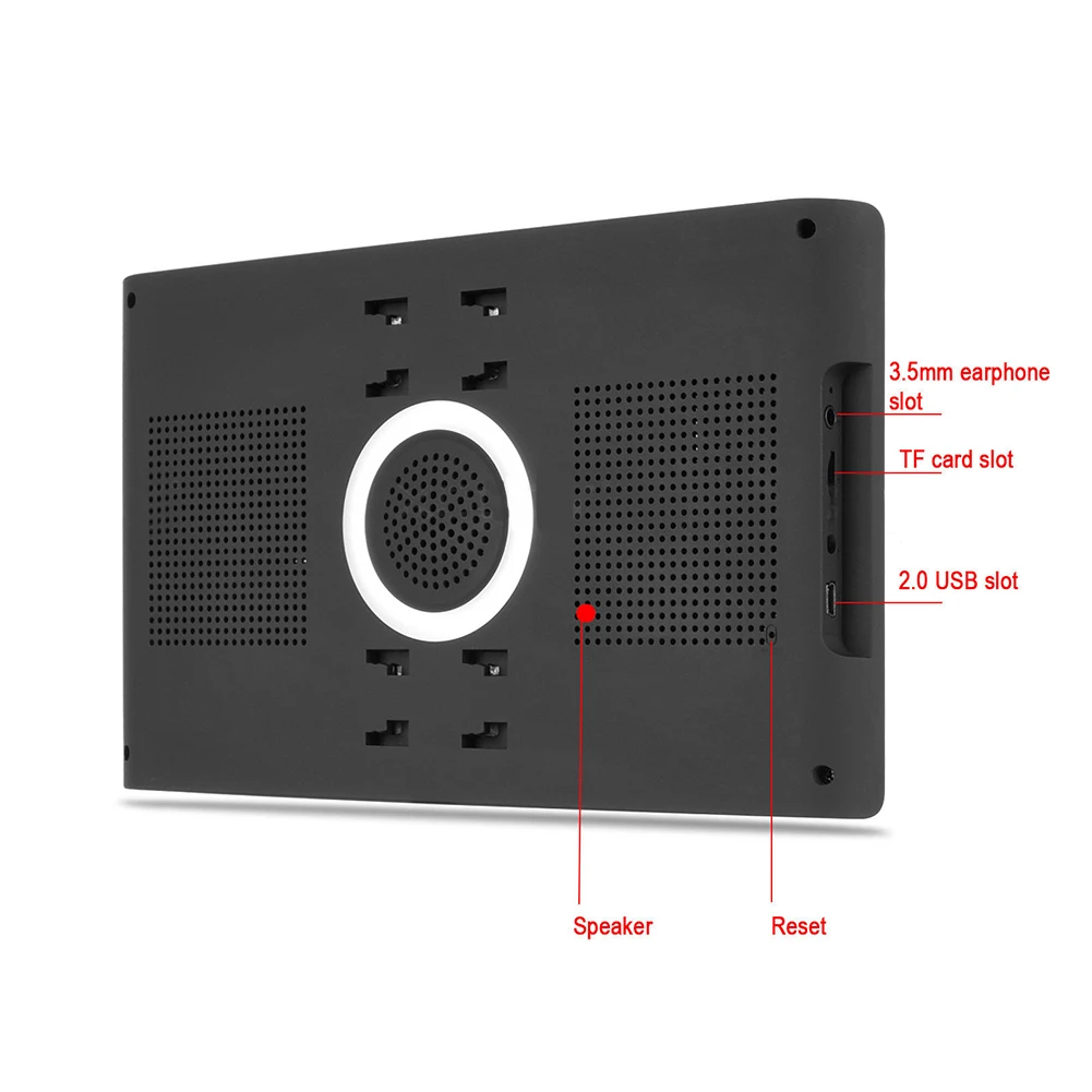  9 Inch Spiele Gerät Filme Video Recorder Bus Bluetooth Kapazitive Screen Lkw GPS Navigation Auto 2D