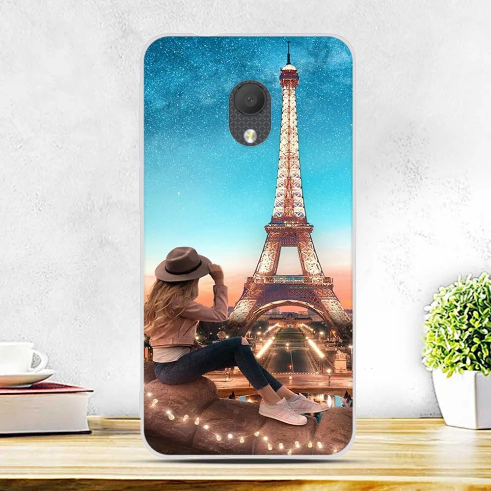 Чехол для Alcatel 1c, чехол, 5,0 дюймов, силиконовый, мягкий, ТПУ, задняя крышка, чехол для телефона, для Fundas, Alcatel 1C 5003D, Coque Capa