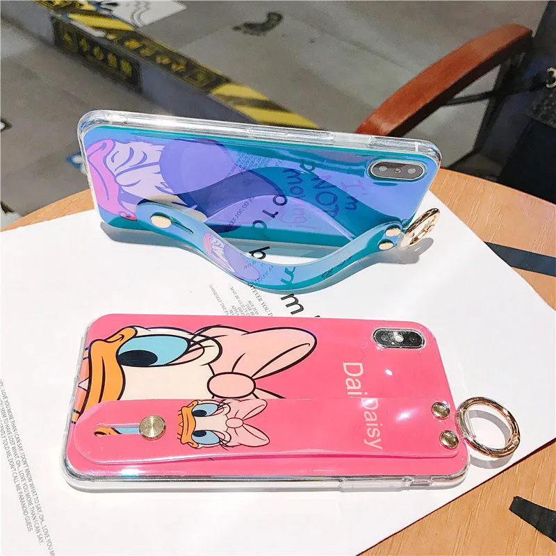 Милая повязка на руку с ремешком на запястье Daidy Donald для Redmi Note7 7a K20 Pro Etui для Xiaomi mi8 9 se lite для Redmi 7 case