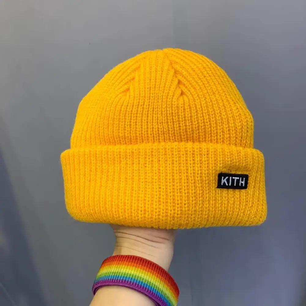 2 Мужские и женские футболки KITH, Повседневная футболка, высокое качество, Трикотажная хлопковая Футболка KITH, несколько цветов, стильные топы с логотипом - Цвет: 2