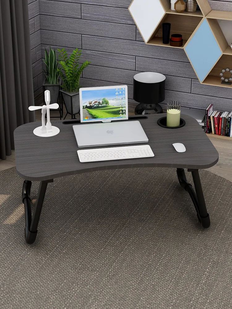 

Computer Table-Fold Desk Learning Simple Small Table College Student Do Table Lazy Dormitory Useful Product Bed Desk