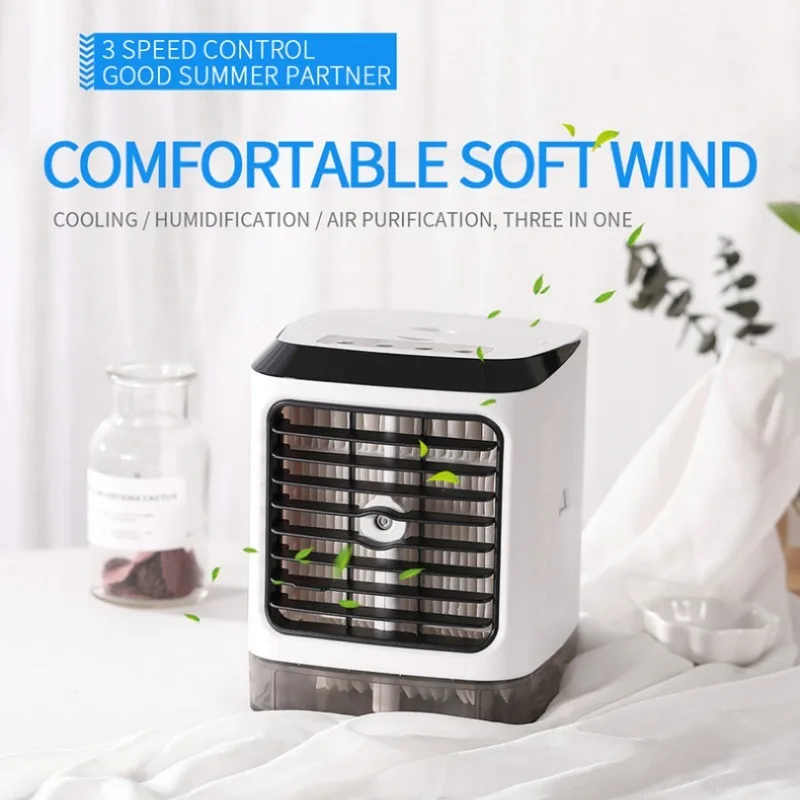 

Cooling Humidification Air Purification Portable Air Conditioner Air Cooler For Household Office Desktop
