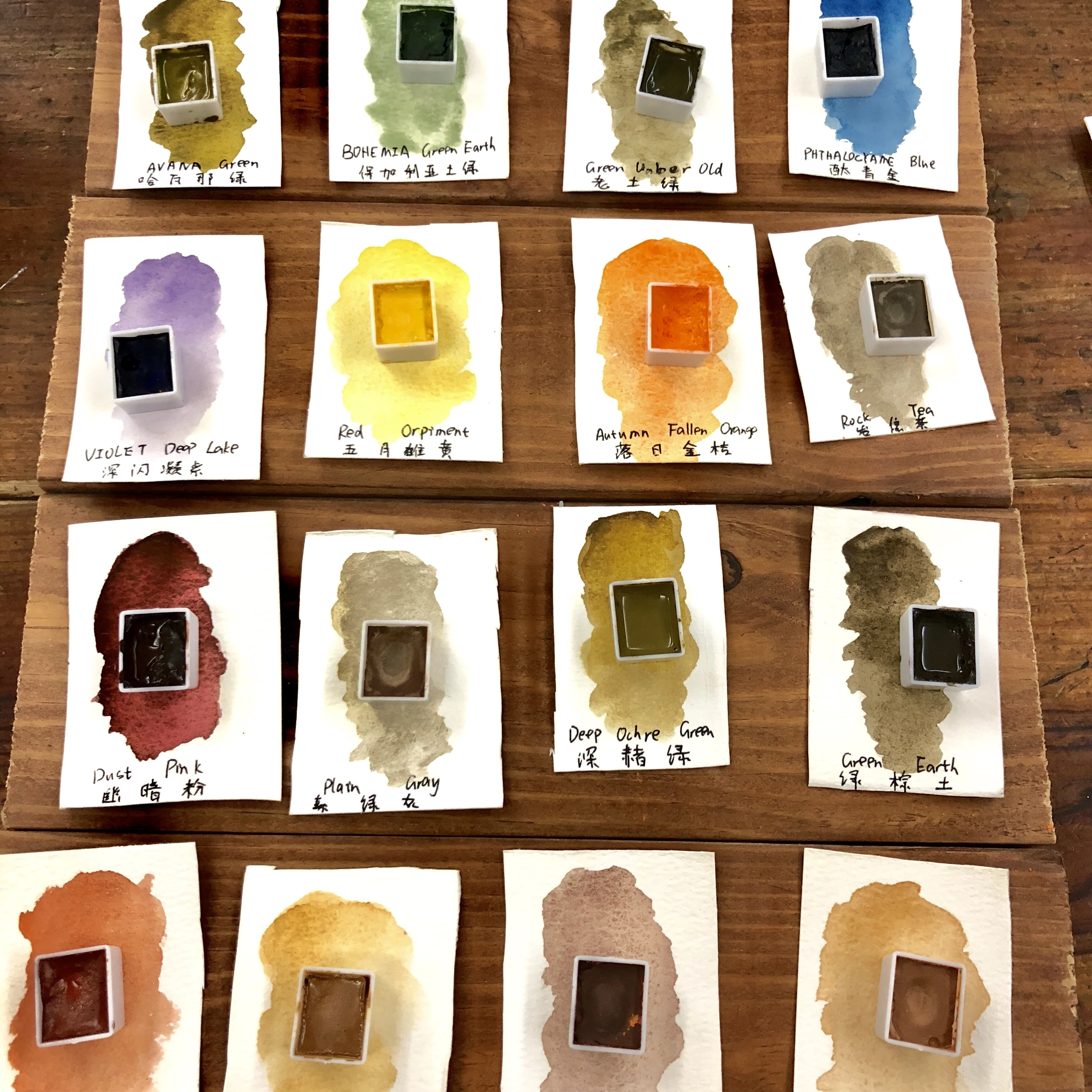 Buatan Tangan Mineral Padat Cat Air Cat Impor Warna Bubuk Untuk Membuat Warna Retro Acuarelas Air Seni Warna Lukisan Persediaan Warna Air Aliexpress