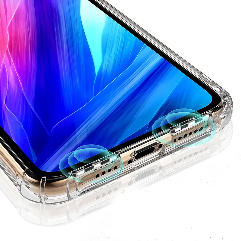 For Iphone 11 MAX Transparent Phone Case For iPhone 8 7 6 6s Plus XI  XS MAX XR 2019 Cover (2)