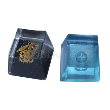 

Handmade Customized OEM R4 Profile Resin Keycap for Cherry MX Switches Mechanical Keyboard RGB Translucent Resin Keycap