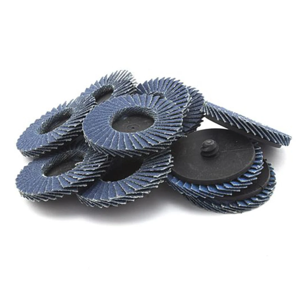 10pcs Flap Sanding Discs Steel Polishing Grinding Sander Parts Pain Rust Removal