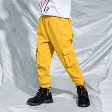 Childrenswear New Style Spring And Autumn Children Casual Handsome Cotton Cargo Trousers BOY'S Pants Zy839