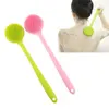 Silicone world Bath Brush Back Body Bath Shower Scrubber Brushes Long Handle Exfoliating Skin Massage Brush Silicone Scrubber 2