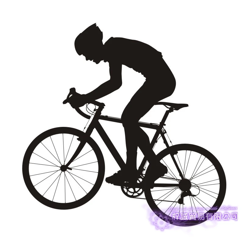 DCTAL Kids Room Bike Sticker Bicycle Car Decal Posters Vinyl Wall Decals Pegatina Decor Mural