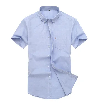

Fat Men's Wear Summer Dress Spuer Men Leisure Loose Short Sleeve Shirt Plus Fat plus Size Fat Man Half Sleeve Shirt