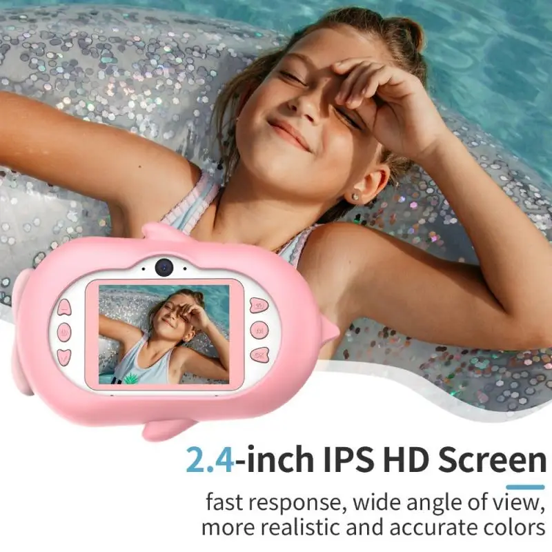 Детская стильная футболка с изображением персонажей видеоигр Камера пингвина