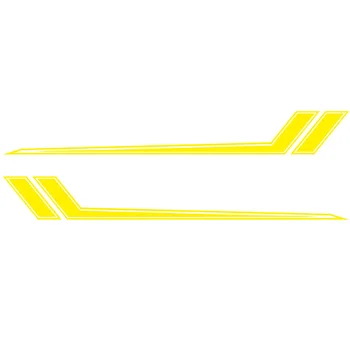 

2pcs Car Body Side Door Racing Stripe Graphic Sticker Vinyl Decal Accessories
