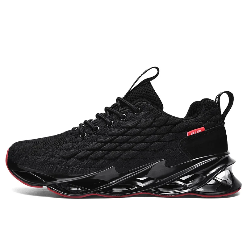 2019 New Blade Men Shark Sneakers Top Quality Cushioning Mesh Running Shoe For Men Outdoor Waking Shoe Athletic Jogging footwear