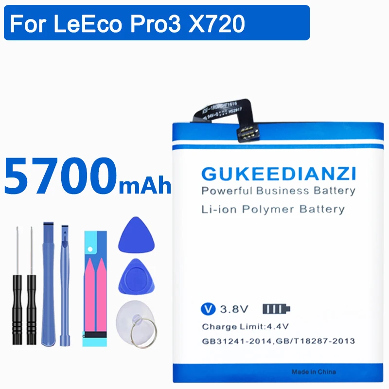 GUKEEDIANZI Good Quality Real LTF23A 5700mAh Battery For Letv LeEco Le Pro 3 X720 X722 X728 Replacement + Power Bank | Компьютеры и