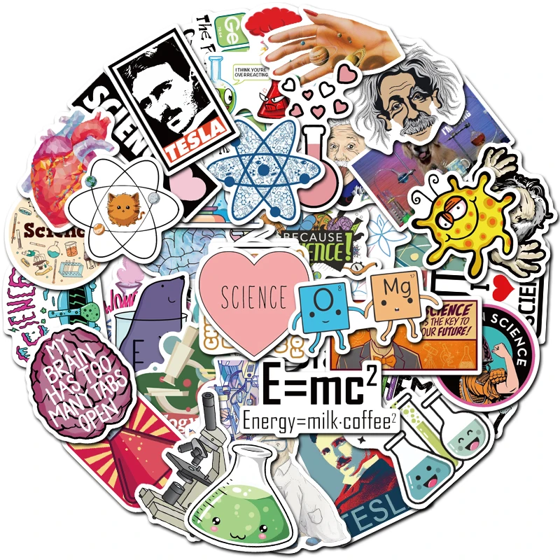 50 шт. стикеры с мультяшным рисунком для рукоделия багажа ноутбука скейтборда