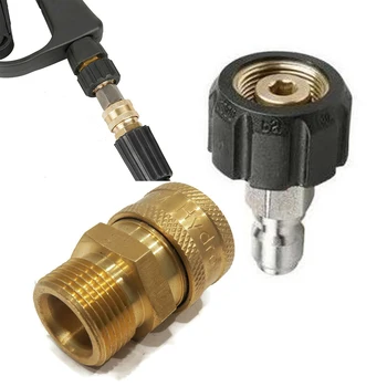 

4000 PSI Pressure Washer Quick Connect Kit 3/8 Connector For Universal Spray Hose And Pump Connection