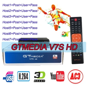 

Freesat V7 HD Satellite TV Receiver Gtmedia V7S HD Receptor for Europe Cline for Spain DVB-S2 Satellite Decoder clines espain