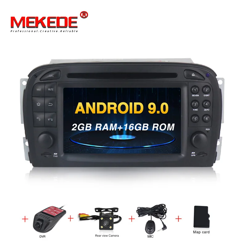 add camera DVR MEKEDE PX5 4+ 32G android 9,0 автомобильный dvd gps навигационный плеер для Mercedes Benz sl-класс SL350 автомобильный Радио Мультимедиа Стерео 8 ядерный - Цвет: add camera DVR