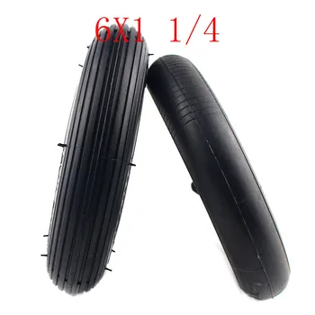 

2PCS 6 Inch Pneumatic Tire 6x1 1/4 tyre 150MM Scooter fits for Electric Scooter e-Bike A-Folding Bik