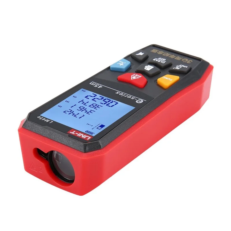UNI-T Laser Distance Meter Handheld Mini Laser Rangefinder Digital LCD Tape Range Finder Diastimeter Measure 45M 50M 60M LM45E UNI-T Laser Distance Meter Handheld Mini Laser Rangefinder Digital LCD Tape Range Finder Diastimeter Measure 45M 50M 60M LM45E