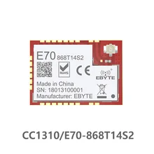 E70-868T14S2 ARM CC1310 868 МГц 25 МВт IPX штамповое отверстие IOT uhf беспроводной приемопередатчик приемник UART модуль