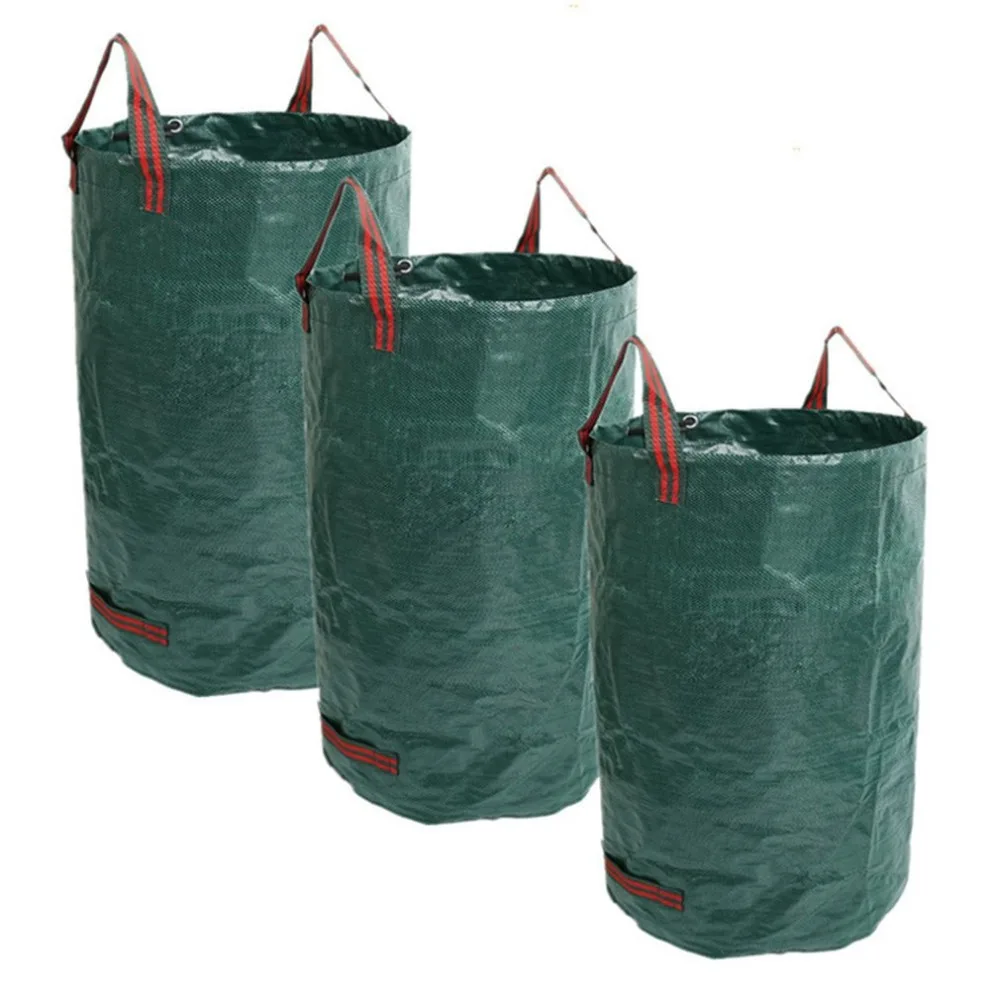 Мешок для хранения посадки многоразовые PE мешки для выращивания трава и листья мешок для чистки товары для домашнего сада