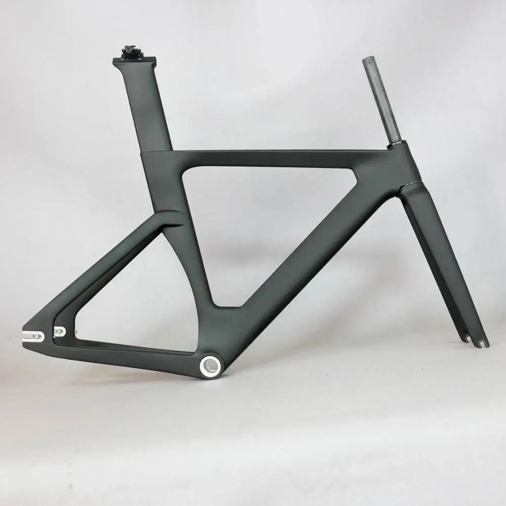 Kostenloser versand OEM new full carbon track rahmen road rahmen fixed