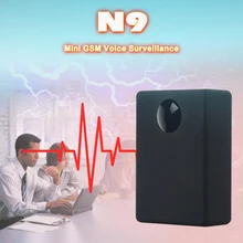 N9 GSM подслушивающее устройство в акустической сигнализации мини GSM шпионский монитор система голосового наблюдения четырехдиапазонная 2 микрофона 12-15 дней в режиме ожидания