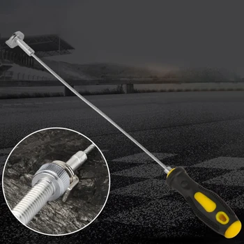 

Car Disassembly Tool Car Oil Drain Plug Removal Magnetic Wrench with Anti Scald for Vehicle Engine Sump Screw