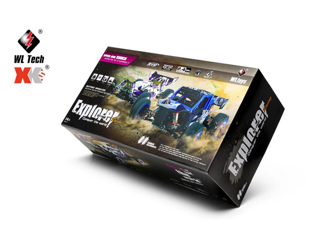 Wltoys 124018 60Km/h High Speed RC Car 1/12 Scale 2.4G 4WD RC Off-road Crawler RTR Electric RC Climbing Car Toy for Kids Wltoys 124018 60Km/h High Speed RC Car 1/12 Scale 2.4G 4WD RC Off-road Crawler RTR Electric RC Climbing Car Toy for Kids