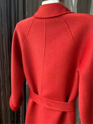 Brand High Quality Double-Sided Female Cashmere Coat Solid Color Long Lengthen Women's Woolen Coat Winter Wool Cloak Plus Size Leather Jackets