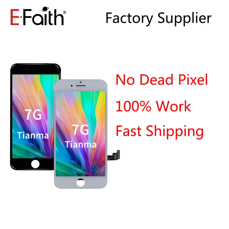 EFaith 20 шт./лот Tianma качественный 4 7 дюймовый дисплей для iPhone 6 6G 6S 7G 8G ЖК без битых