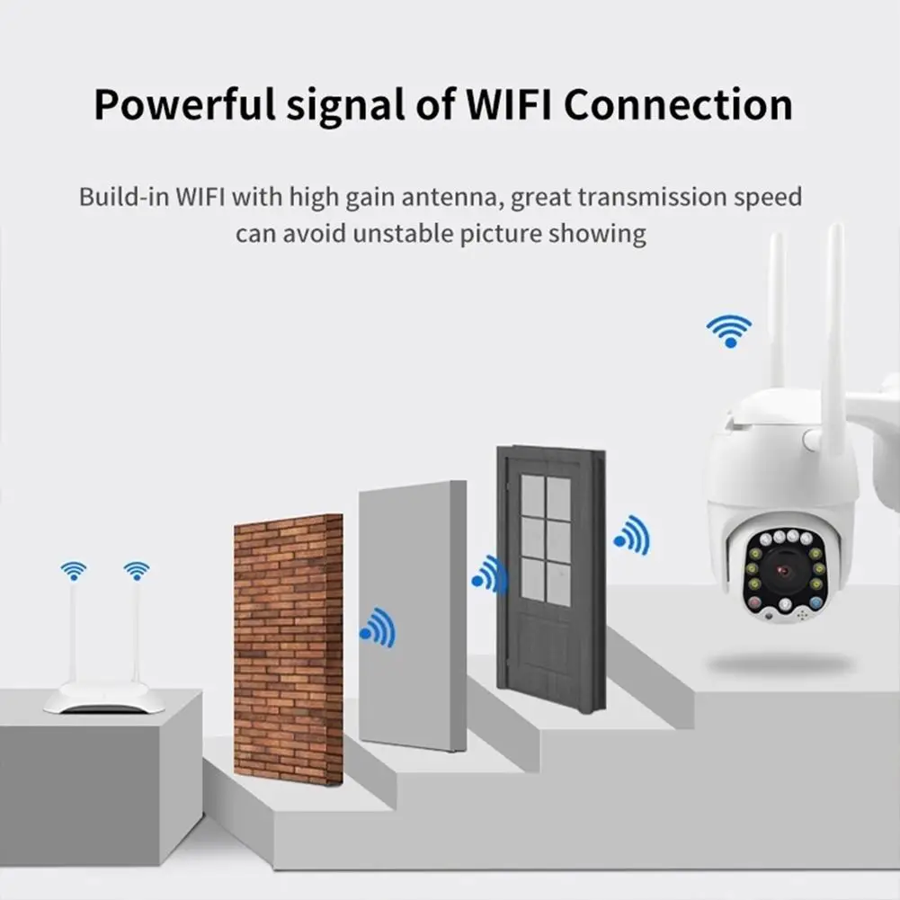 5xzoom дом Камера 1080 P, HD, Wi-Fi, Камера s IP66 Водонепроницаемый Беспроводной Смарт Секьюрити, Камера с 13 светодиоды Камера для дом для домашних животных