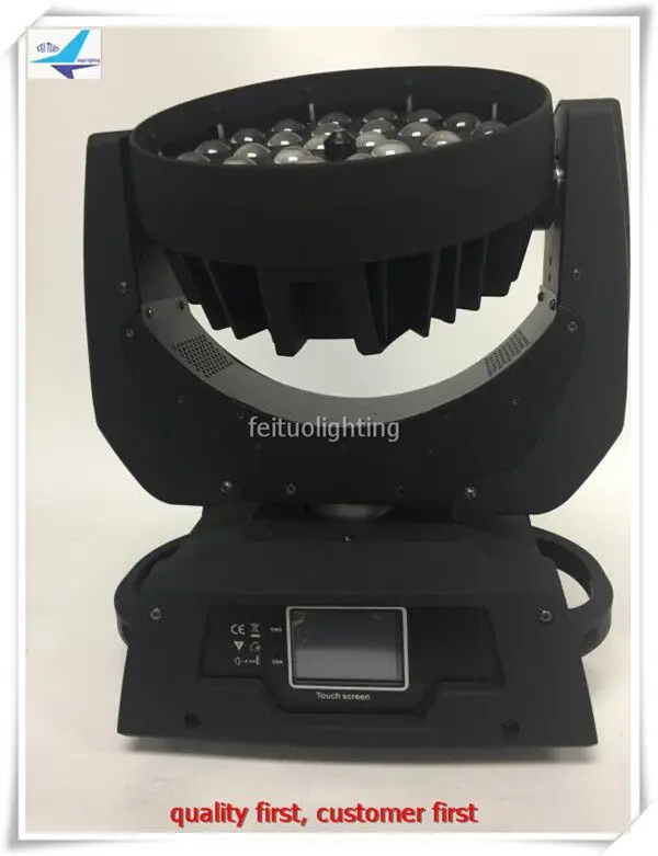 E-(4/lot+road case) Best sale 36x15w led moving head wash zoom light 5 in1 rgbwa wireless control