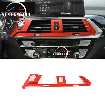 

For BMW X3 X4 G01 G02 18-19 Red Center Front Middle Air Vent Outlet Frame Trim