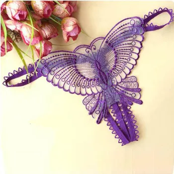 

Butterfly Lace Thongs Women Sexy Thongs Breathable G Strings Lace Low-rise Women Thong Perizoma Donna Women Stringi Damskie