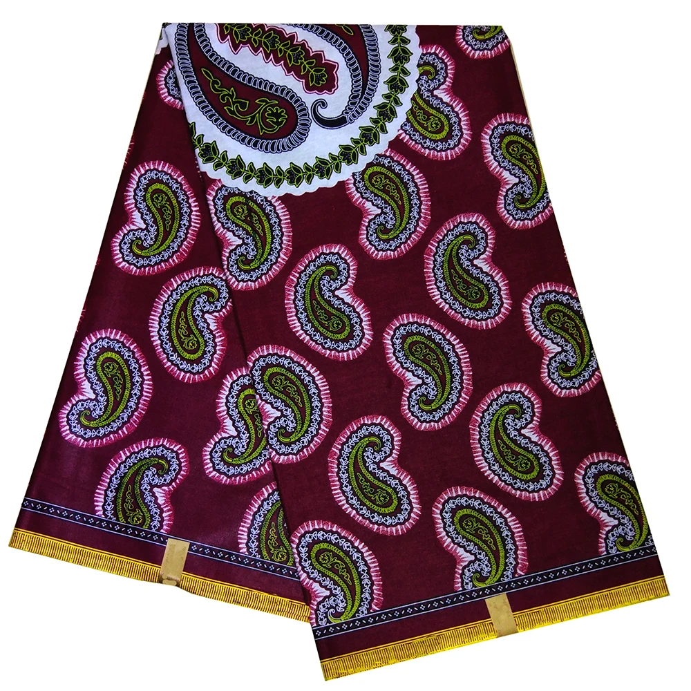 Модный дизайн африканская вощеная ткань принтом Анкара настоящая нигерийская голландская восковая африканская Ткань 6 ярдов